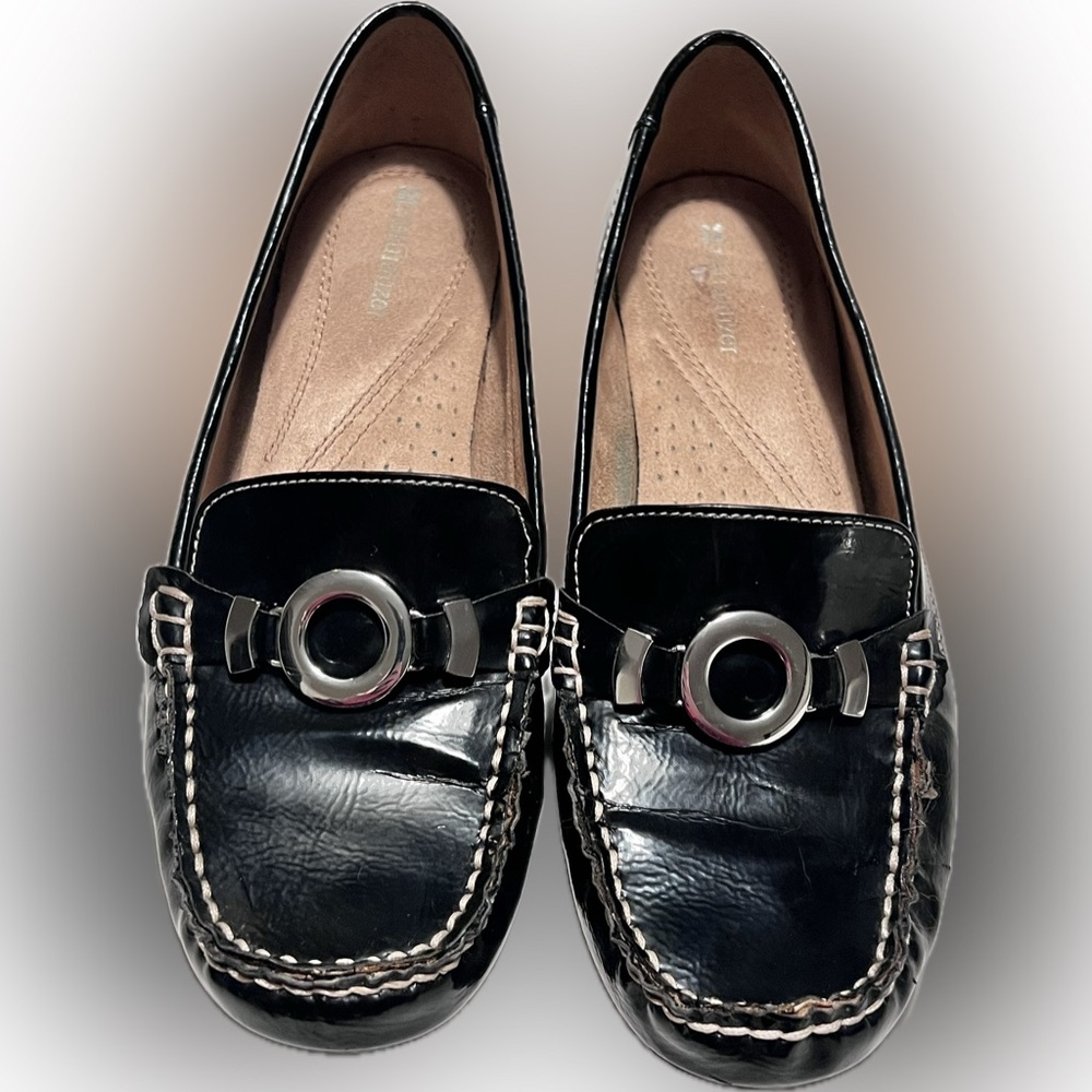 Women’s Naturalizer Gabina Black Patent Leather Slip-On Loafers